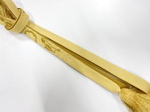 正絹　うさぎ模様手組帯締め